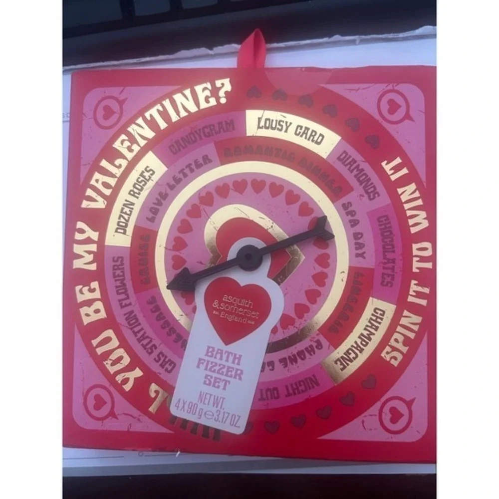 Asquith & Somerset Peony Rose Scented Bath Fizzer Set 4 x 90g Valentine Gift#405